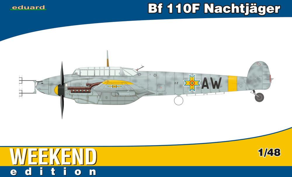 Eduard 1/48 Bf110F Nachtjager Fighter Wkd. Edition Kit