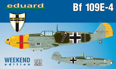 Eduard Aircraft 1/48 Bf109E4 Aircraft Wkd Edition Kit – Model Airplane ...