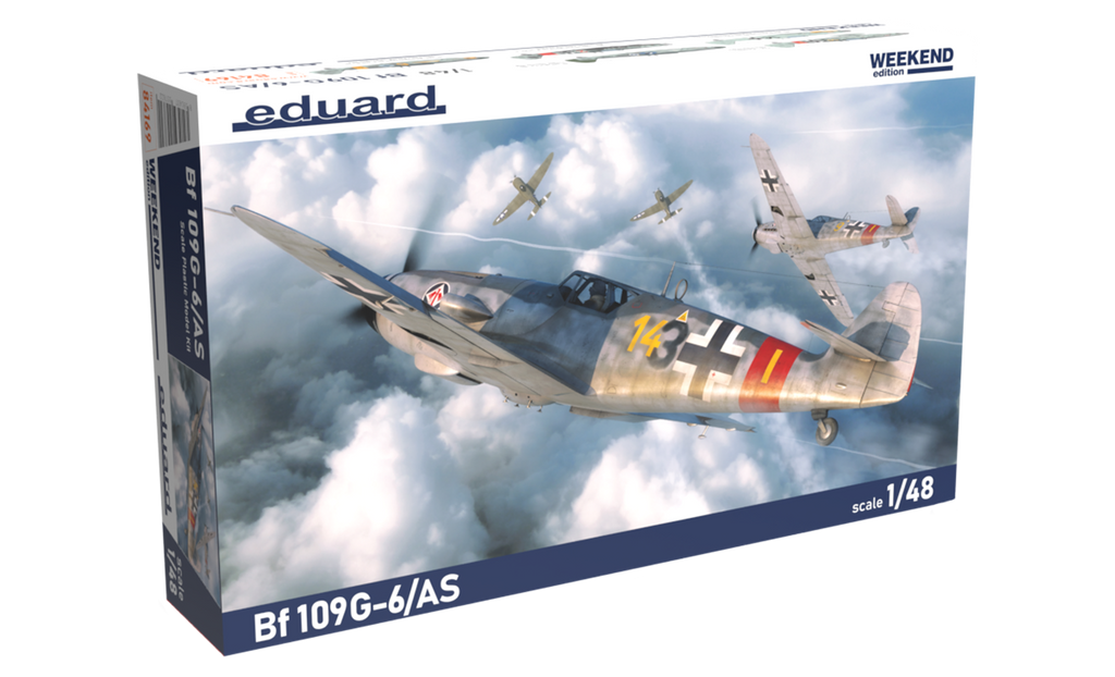 Eduard Aircraft 1/48 WWII Bf109G/AS German Fighter Wkd Edition Kit
