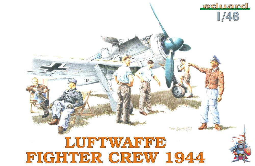 Eduard 1/48 Lutfwaffe Crew 1944 (6) Kit