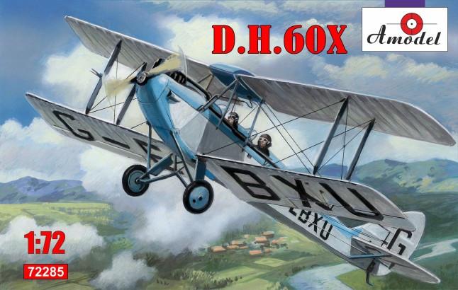 A Model From Russia 1/72 DH60X 2-Seater Biplane Kit