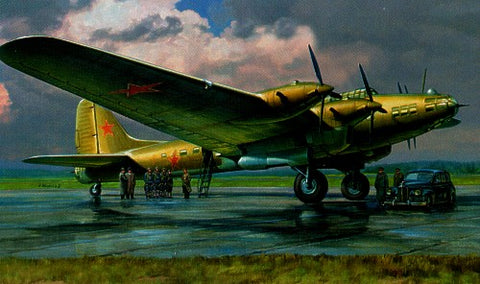 Zvezda 1/72 Petlyakov Pe8ON Stalin's Aircraft Kit