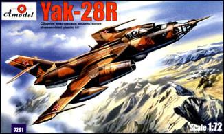 A Model From Russia 1/72 Yak28R Russian Bomber Kit