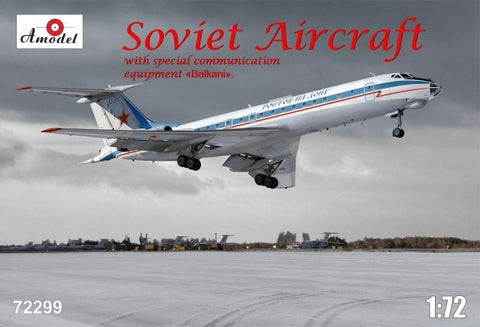 A Model From Russia 1/72 Tu134AK w/Special Communication Equip. Balkani Soviet Airliner Kit