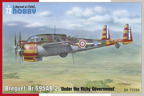 Special Hobby 1/72 Breguet Br 695AB2 Ground Attack Aircraft (New Tool) Kit