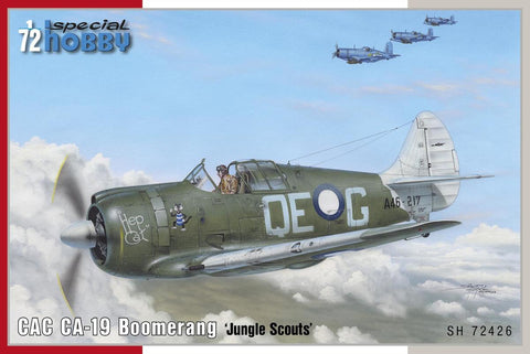 Special Hobby 1/72 CAC CA19 Boomerang Jungle Scouts Aircraft Kit