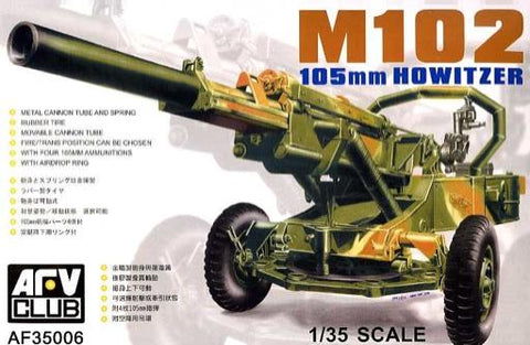 AFV Club Military 1/35M-102 105mm Howitzer Kit	