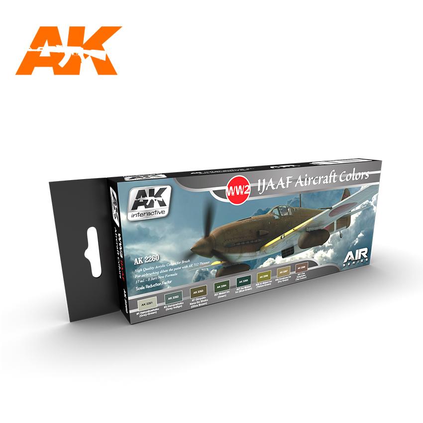 AK Interactive Air Series: WWII IJAAF Aircraft Acrylic Paint Set (8 Co –  Model Airplane Depot