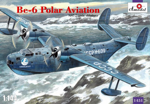 A Model 1/144 Beriev Be6 Polar Aviation NATO Code Madge Recon/Patrol Aircraft Kit