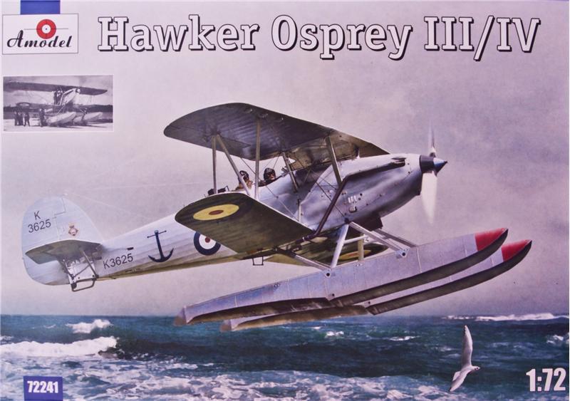 A Model From Russia 1/72 Hawker Osprey III/IV British BiPlane Amphibious Fighter Kit