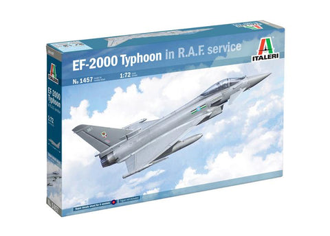 Italeri Aircraft 1/72 EF2000 Typhoon Eurofighter in RAF Service Kit