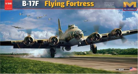 HK Models 1/32 B17F Flying Fortress "Memphis Belle" Heavy Bomber Kit