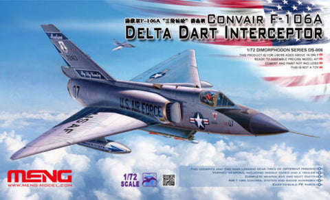 Meng 1/72 F-106A Delta Dart Interceptor Kit