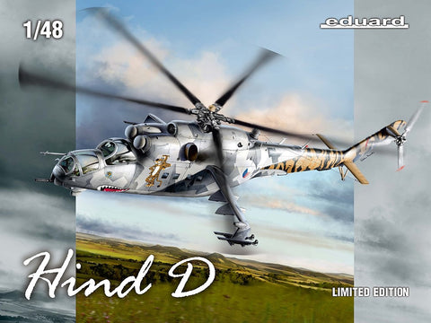 Eduard 1/48 Mil Mi24D Soviet Attack Helicopter (Ltd Edition Plastic Kit)