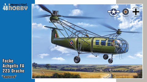 Special Hobby Aircraft 1/48 Focke Angelis FA223 Drache Captured Helicopter Kit