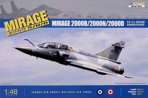 Kinetic 1/48 Mirage 2000B/D/N Kit