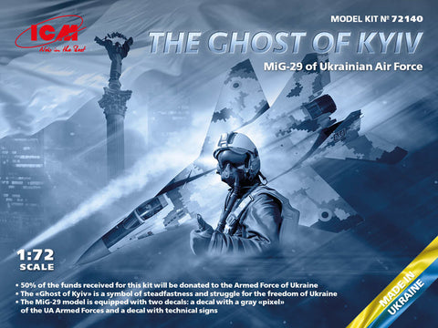 ICM 1/72 "The Ghost of Kyiv" MiG29 Ukrainian AF Fighter Kit