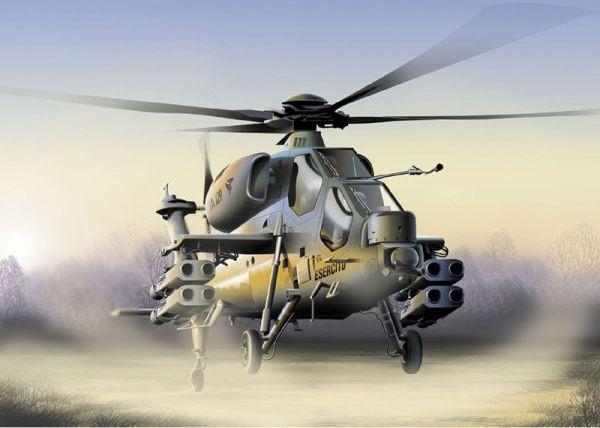 Italeri 1/72 A129 Mangusta Helicopter Kit