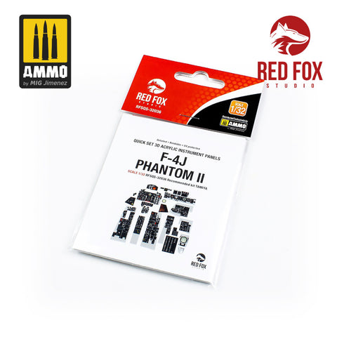 Red Fox Studio 1/32 McDonnell DOUGLAS F-4J Phantom II (for Tamiya kit)