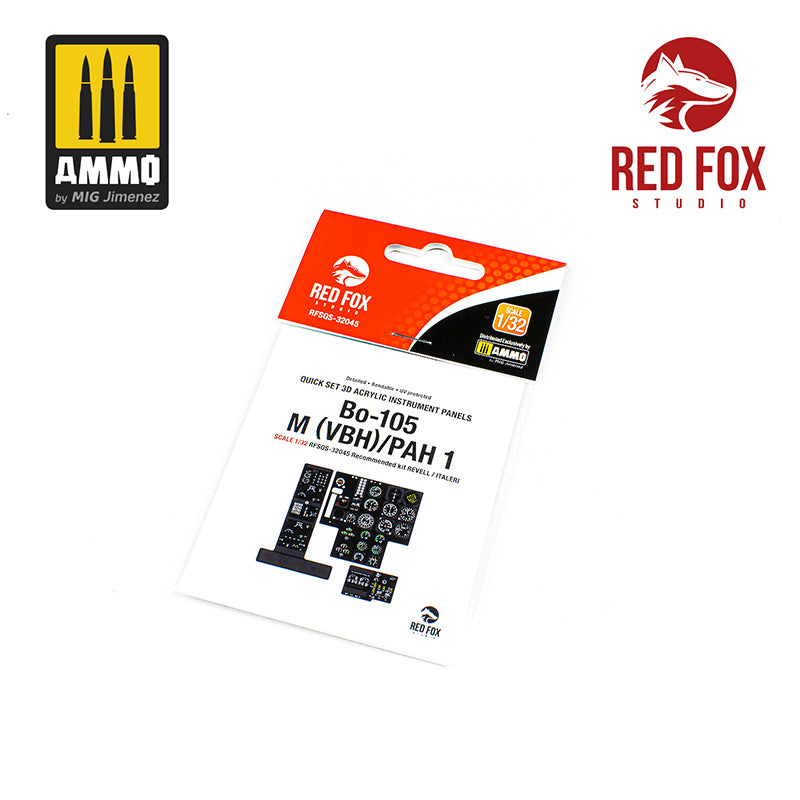 Red Fox Studio 1/32 Bo 105M (VBH) (ofr Revell / Italeri Kit)