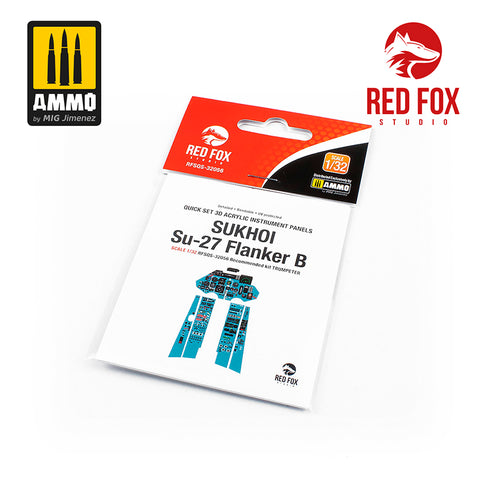 Red Fox Studio 1/32 Sukhoi Su-27 Flanker B (for Trumpeter kit)