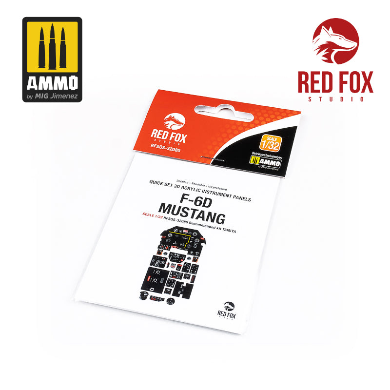 Red Fox Studio 1/32 F-6D Mustang (for Tamiya kit)