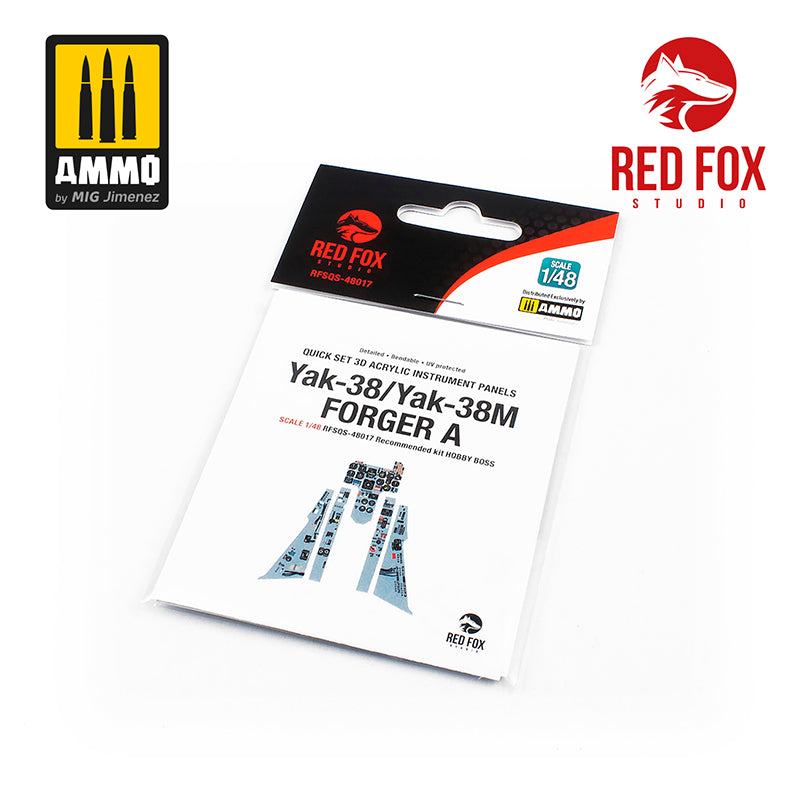 Red Fox Studio 1/48 Yak-38/Yak-38M Forger A (for Hobby Boss kit)