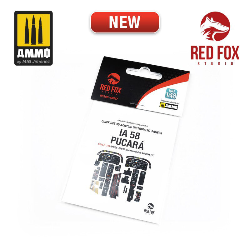 Red Fox Studio 1/48 IA 58 Pucar (for Kinetic kit)