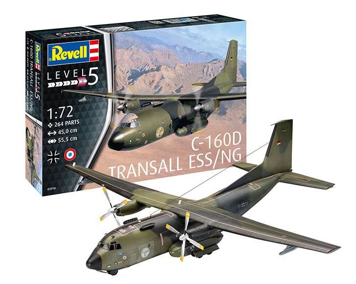 Revell Germany 1/72 C160D Transall ESS/NG Transport Aircraft Kit