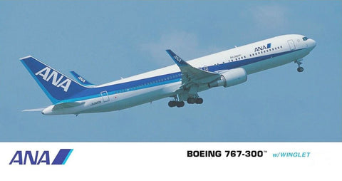Hasegawa Aircraft 1/200 ANA B767-300 Commercial Airliner w/Winglet Kit
