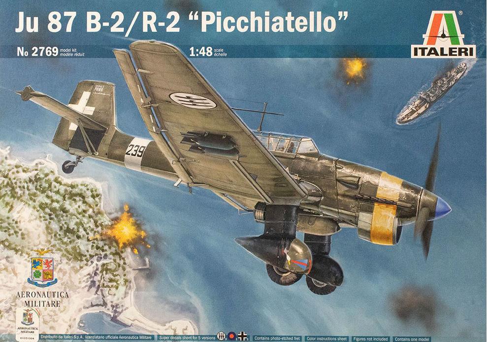 Italeri 1/48 JuB2/R2 Picchiatello Dive Bomber Kit