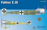 Eduard Aircraft 1/72 Fokker E III Aircraft Weekend Edition Kit