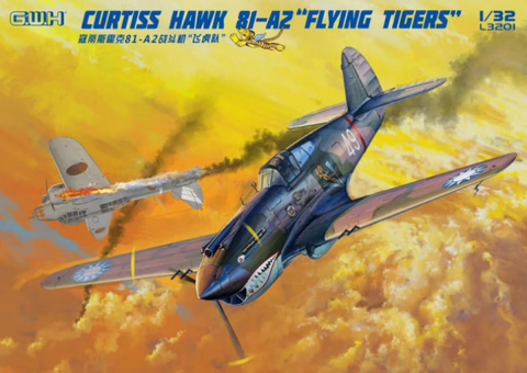 Lion Roar 1/32 Curtiss Hawk 81A2 American Volunteer Group Flying Tigers Fighter Kit