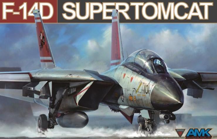 AMK Models 1/48 F14D Super Tomcat Fighter w/New Markings Kit