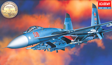 Academy Aircraft 1/48 Su27 Flanker Fighter Kit