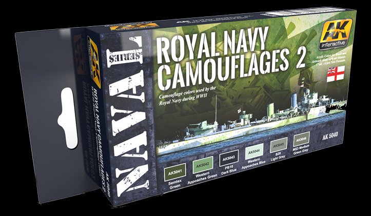 AK Interactive Naval Series: Royal Navy Camouflages 2 Acrylic
