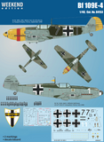 Eduard Aircraft 1/48 Bf109E4 Aircraft Wkd Edition Kit