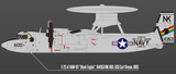 Academy 1/144 E2C VAW113 Black Eagles USN Aircraft Kit