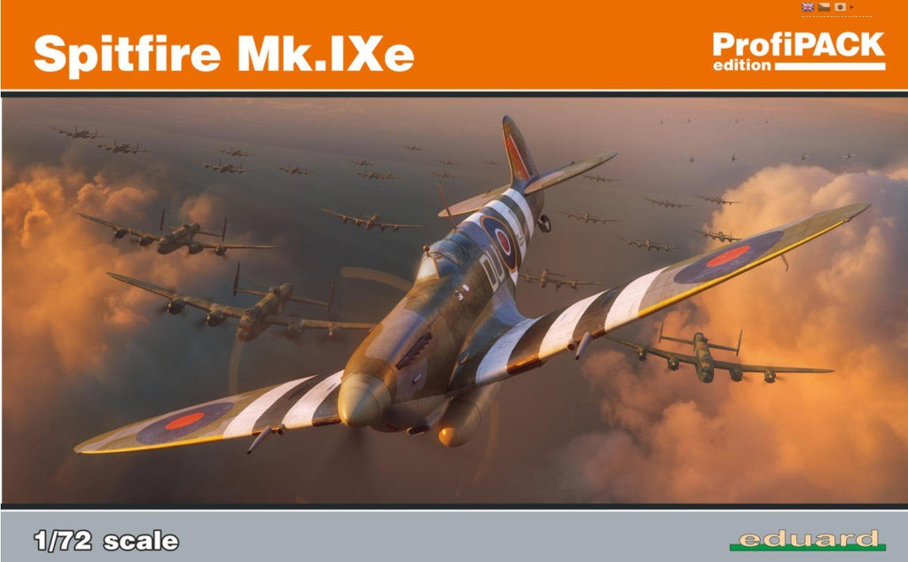 Eduard Aircraft 1/72 Spitfire Mk IXe Fighter Profi-Pack Kit