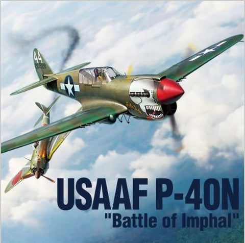Academy Aircraft 1/48 P40N USAAF Fighter Battle of Imphal Kit