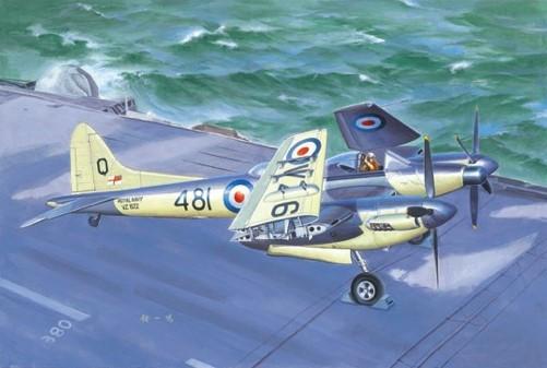 Trumpeter Aircraft 1/48 DeHavilland Sea Hornet NF21 Fighter Kit