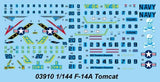 Trumpeter Aircraft 1/144 F14A Tomcat Fighter Kit