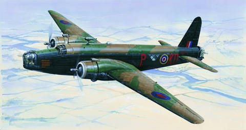 Trumpeter Aircraft 1/48 Vickers Wellington Mk III British Bomber Kit