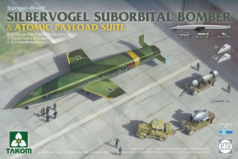 Takom 1/72 Silbervogel Suborbital Bomber & Atomic Payload Suite Kit