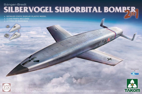 Takom1/72 Sibervogel Suborbital Bomber (2 in 1) (New Tool) Kit