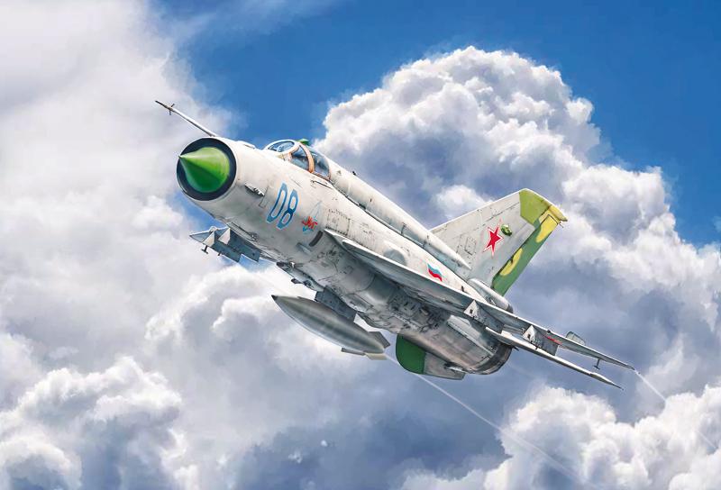 Italeri Aircraft 1/72 MiG-21 Bis ''Fishbed'' Kit