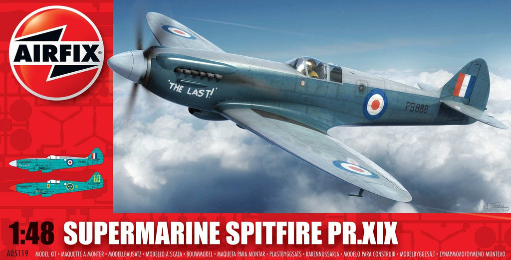 Airfix 1/48 Supermarine Spitfire PR XIX Aircraft Kit