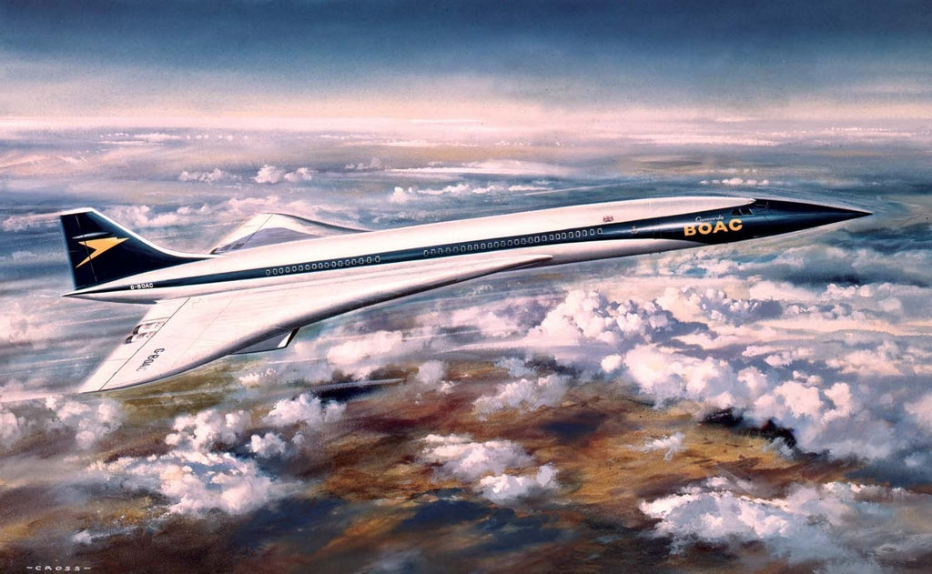 Airfix Aircraft 1/144 Concorde (BOAC) Prototype Aircraft Kit