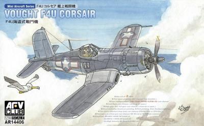 AFV Club Aircraft 1/144 Vought F4U1/1A/1C/1D Corsair Fighter (2) Kits