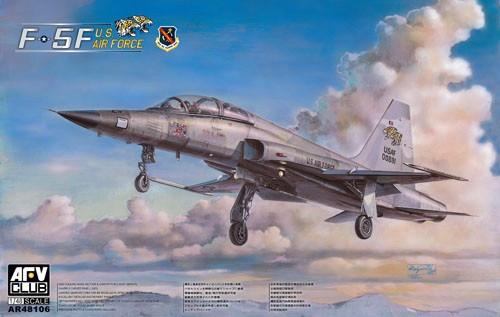 AFV Club Aircraft 1/48 F5F Tiger II 2-Seater USAF Tactical Combat Trainer/Fighter Kit